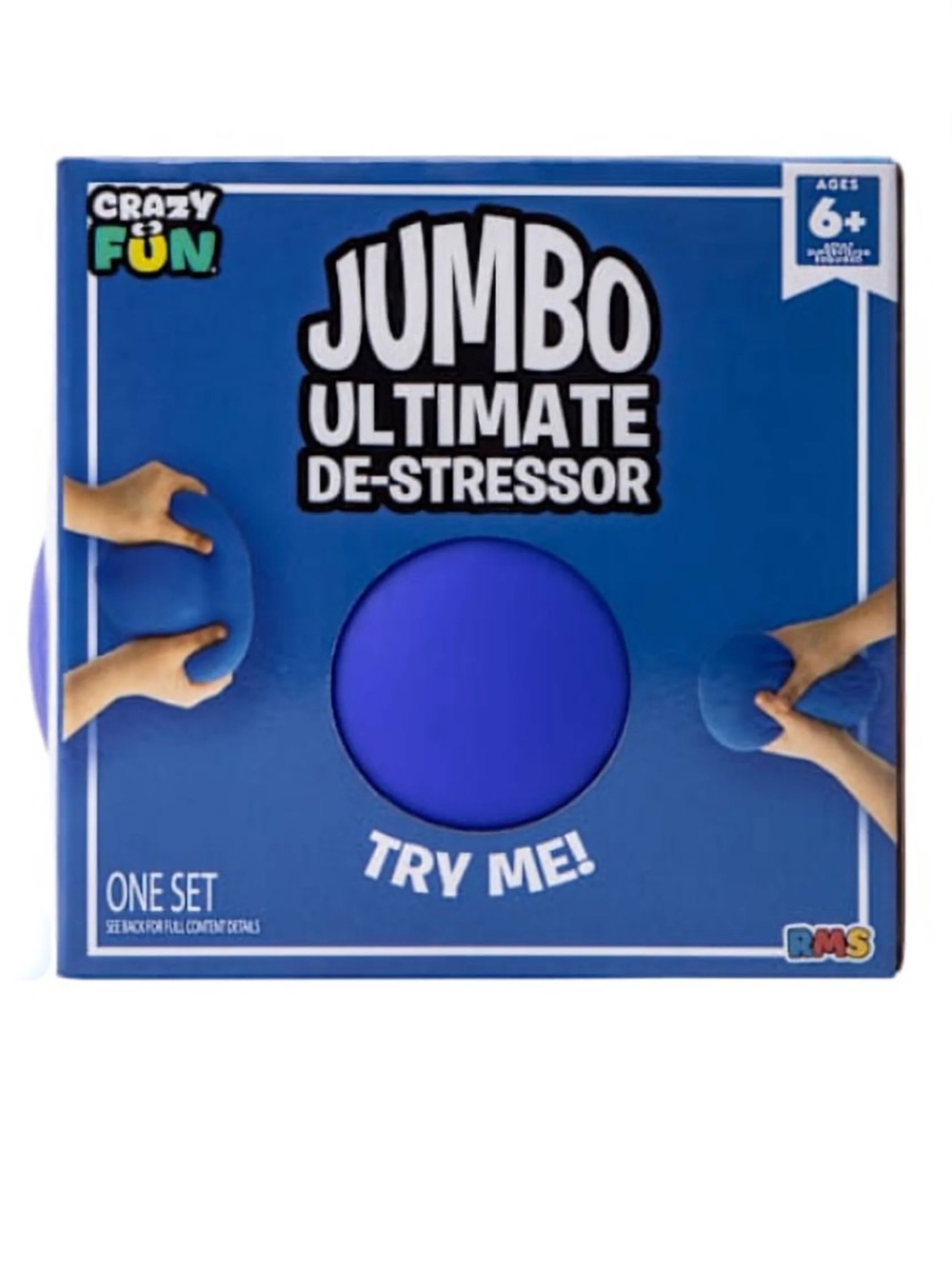 Blue Jumbo Ultimate De-Stressor Ball RMS